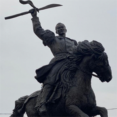 Памятник национальному герою Василию Манчаары, Мегино-Кангаласский улус